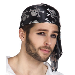 Šatka v tvare pirátskej čiapky